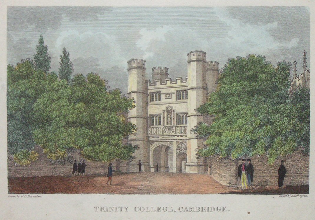 Print - Trinity College, Cambridge. - Byrne